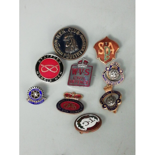 125A - Collection of Enamel Badges