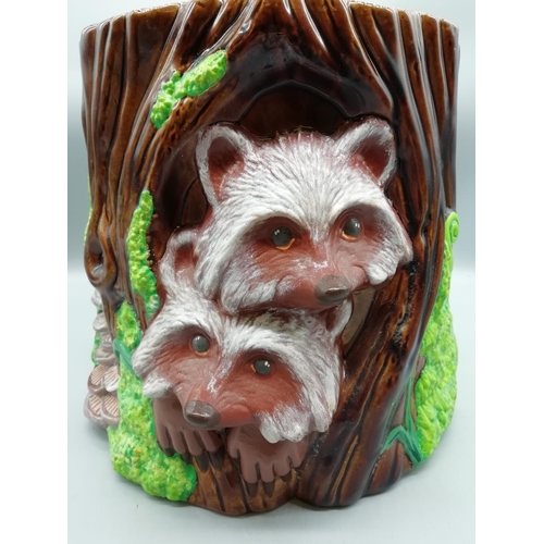 22 - Large Painted Fox Planter