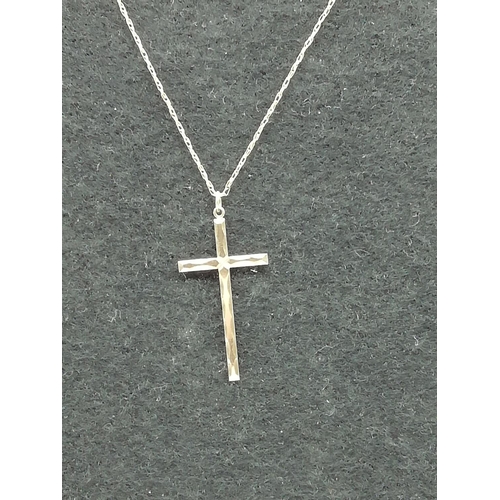 59 - 9ct Gold Cross on Chain