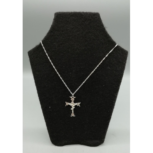 151 - Hallmarked Silver Crucifix on Chain