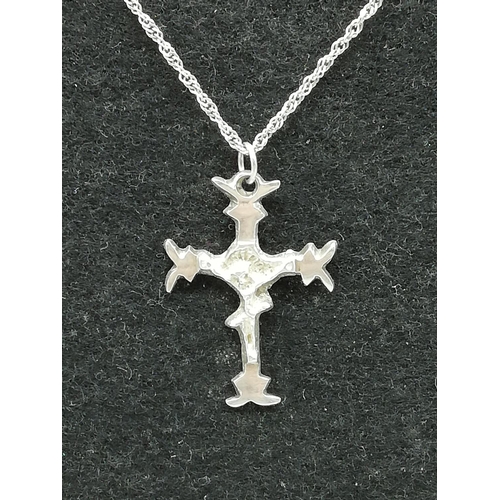 151 - Hallmarked Silver Crucifix on Chain