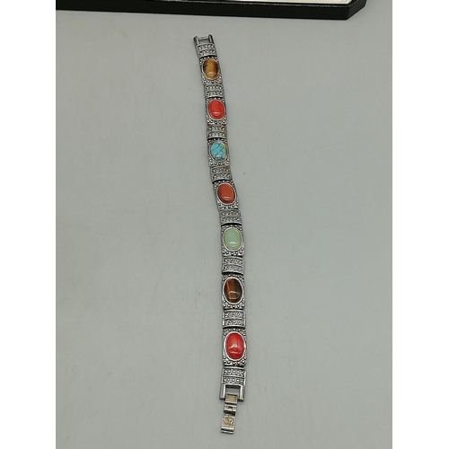 155A - Magnetic Bracelet set with Various Stones