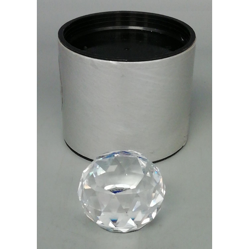 160C - Millenium Crystal Paperweight in Box