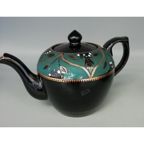 160E - Jackfield Teapots (2)