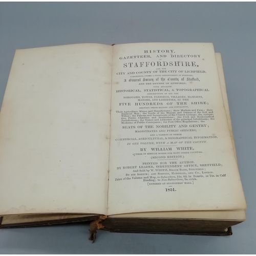 176 - History of Staffordshire 1851