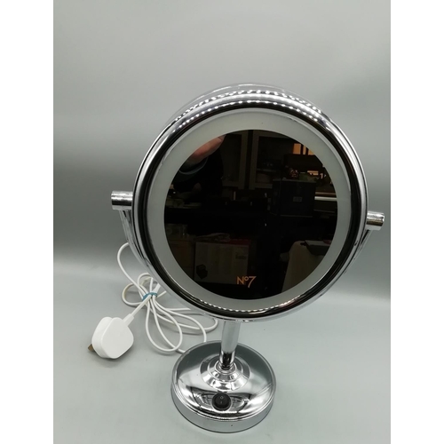 181 - No7 Light Up Magnifying Mirror. W/O