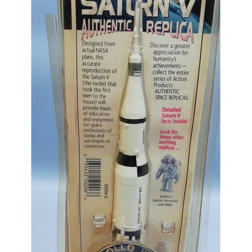 296 - Kennedy Space Centre 'Saturn V' 32cm Replica Rocket in Original Packaging.