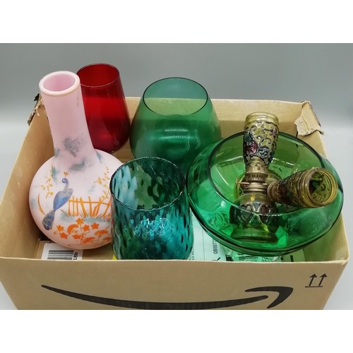 299 - Box of Assorted Glassware