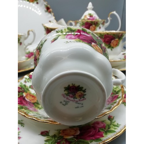 309 - Royal Albert 16 Piece Part Tea Set in the 'Old Country Roses' Pattern. 2nds Quality