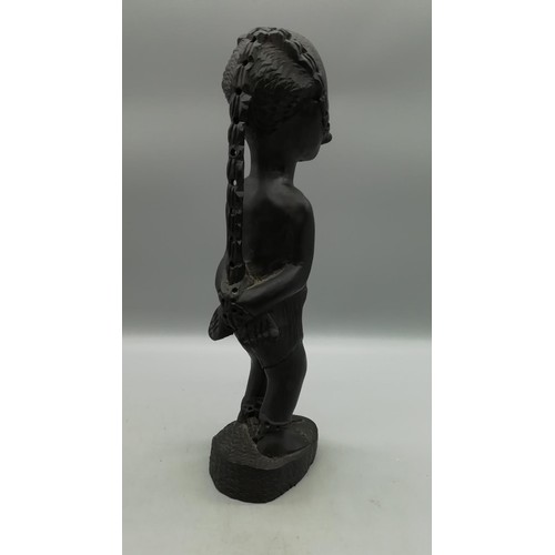 315 - Ebony Slave Figure