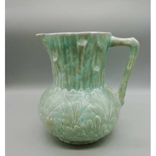 343 - 1930's Oak Leaf Design Jug