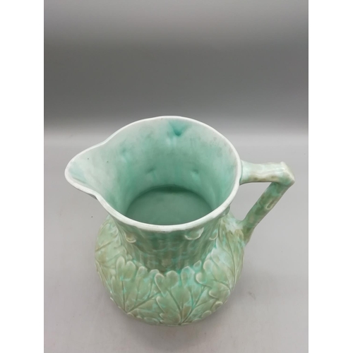 343 - 1930's Oak Leaf Design Jug