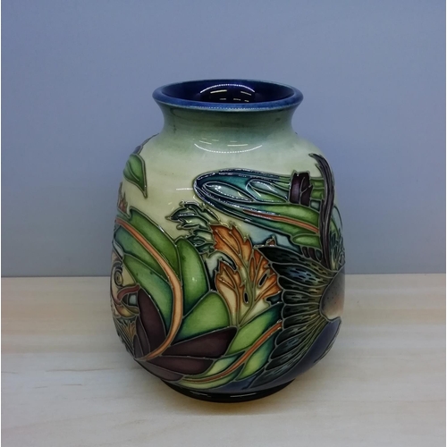 10A - Moorcroft 15cm Vase 'The Trout' by Phil Gibson. Best Quality