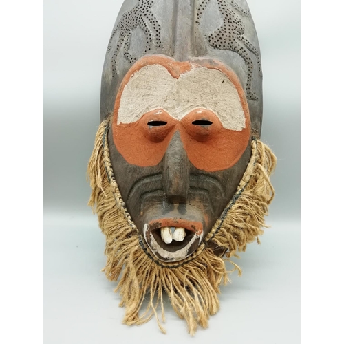 105A - African Wall Mask. 43cm.