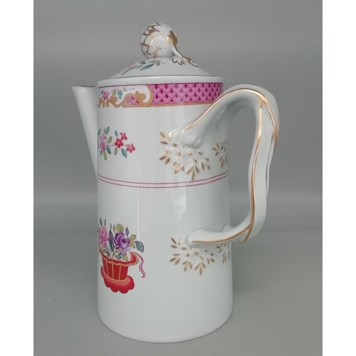 11 - Spode 22cm Coffee Pot in the 'Lord Calvert' Pattern. Y5351