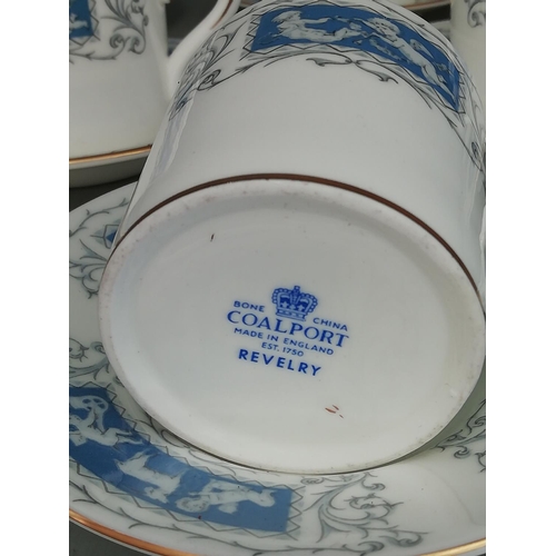 14 - Spode 12 Piece Tea set in the 'Harvard' Pattern. Y8493