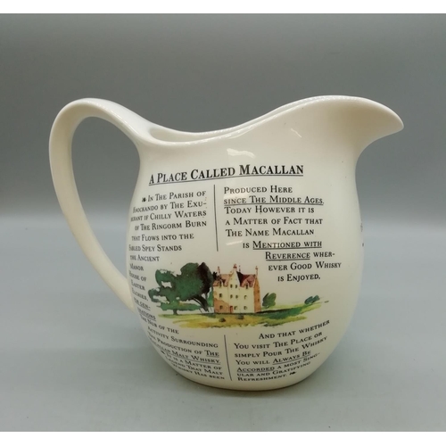 180 - H.C.W. Burslem, 'Macallam, The Secret of the Oaken Sherry Cask' Jug height 16cm