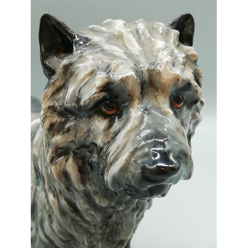 227 - Rare Royal Doulton Large Terrier 'Charming Eyes' HN 1033. Approx 18cm High, 25cm Long