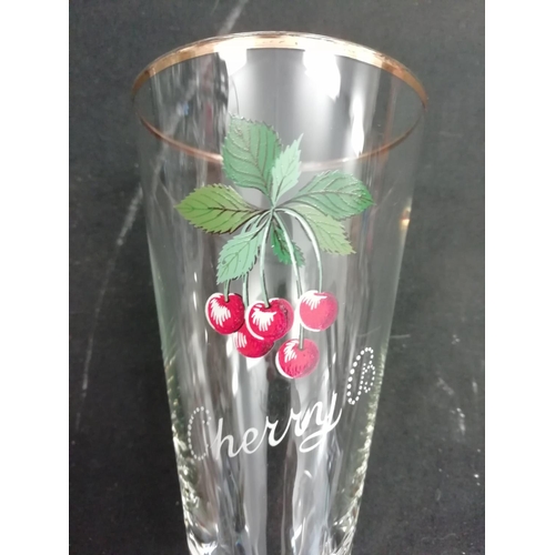 256 - Original 'Cherry B' 16cm Glasses (4)