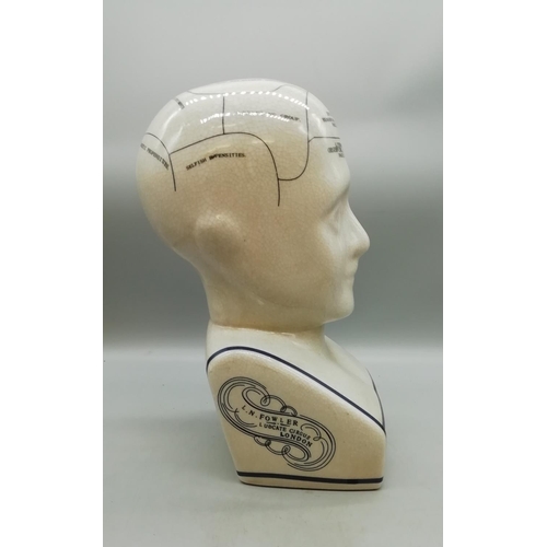 312 - Phrenology Head. 30cm High.