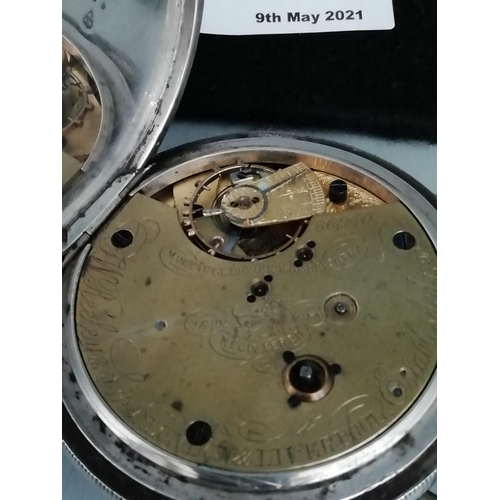 329 - Silver Chronograph Pocket Watch (Needs Attention)