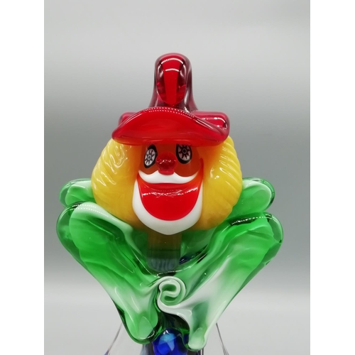 518 - Murano Glass Clown.