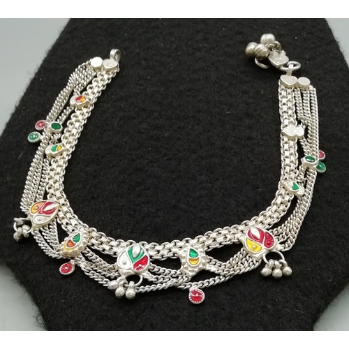 522 - Asian Silver Bracelet