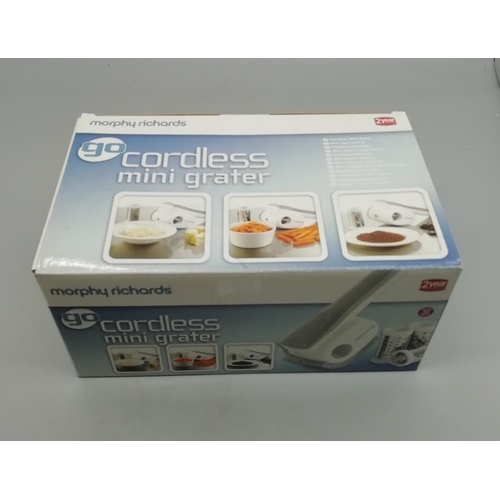 540 - Morphy Richards Go Cordless Mini Grater - Boxed