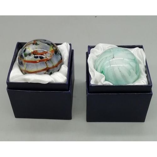 575 - Boxed Paperweights (2).