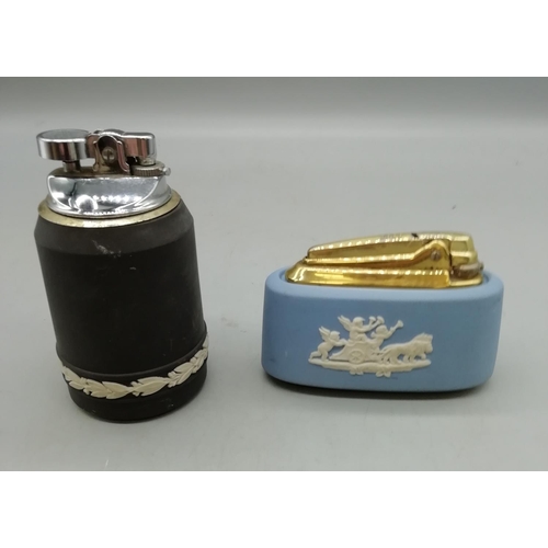 591 - Wedgwood Jasper Table Lighters (2)