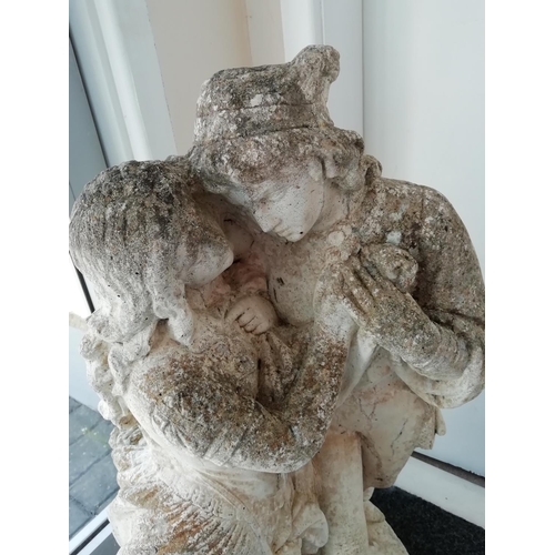 677 - 'Lovers' Garden Statue. 74cm High. This Lot is Collection Only.