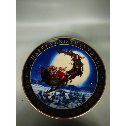 175A - Franklin Mint Heirloom Limited Edition 21cm Christmas Plates.