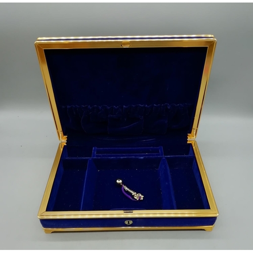 644 - Jewellery Box with Key.