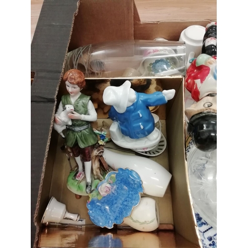 657 - Box of Mixed Glass and China. Some A/F.