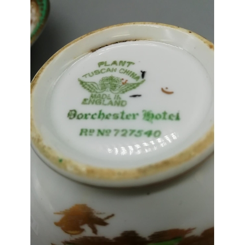 106 - Plant Tuscan China Cup and Saucer for the 'Dorchester Hotel'.