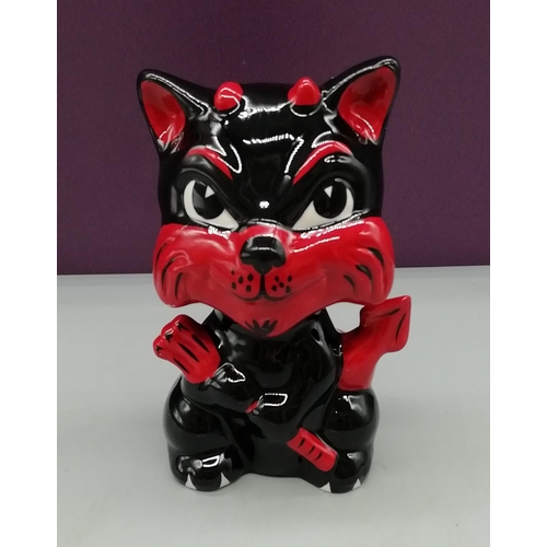 15 - Lorna Bailey Cat Figure 'Devil the Cat'