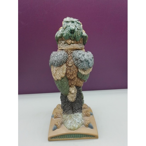 154 - Burslem Pottery Stoneware 'Grotesque Bird the Bailiff' Figure by Andrew Hull. 28cm High.