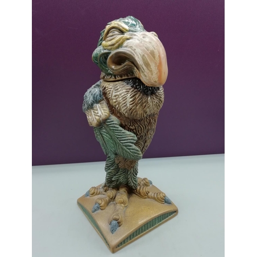 154 - Burslem Pottery Stoneware 'Grotesque Bird the Bailiff' Figure by Andrew Hull. 28cm High.