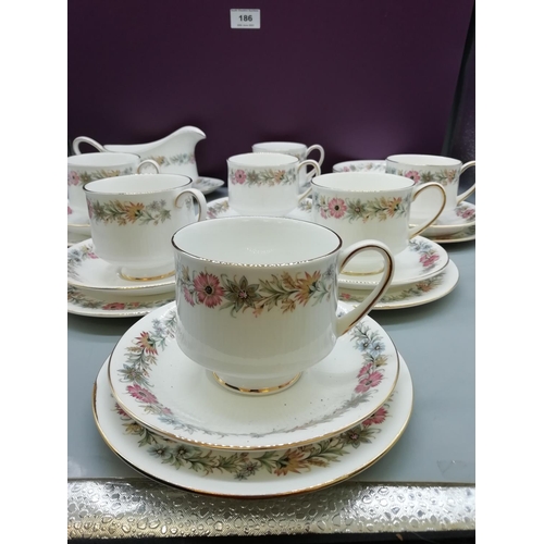 186 - 25 Pieces of Paragon China in the 'Belinda' Pattern.