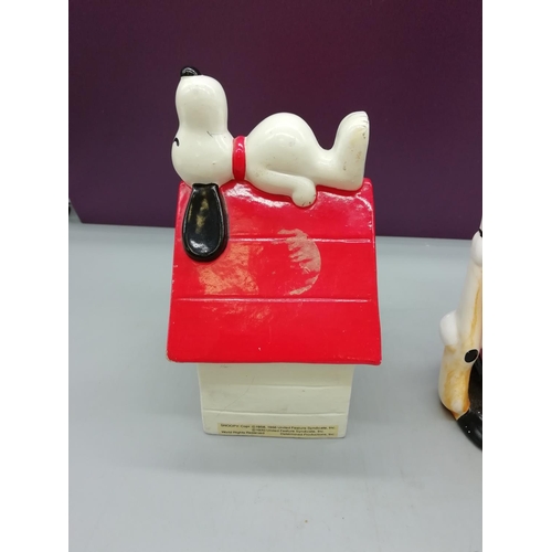 213 - Snoopy and Soldier Money Boxes (2)