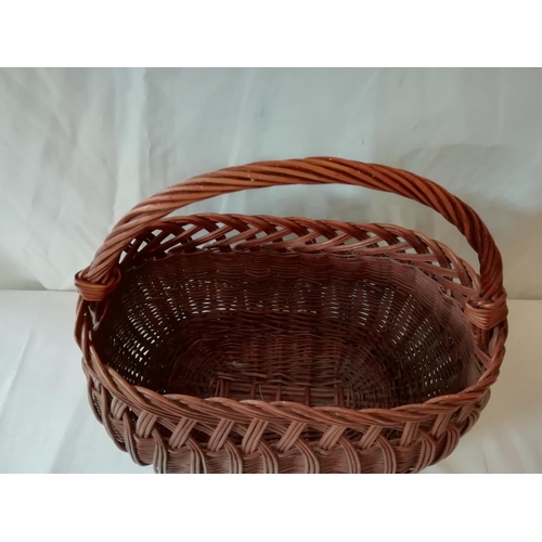 224 - Vintage Wicker Basket.