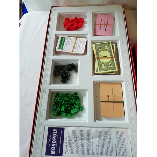 228 - 4 x Old Games including Monopoly, Cluedo and PoleidoBlocks.