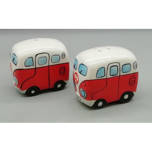 275 - VW Camper Van Salt and Pepper.