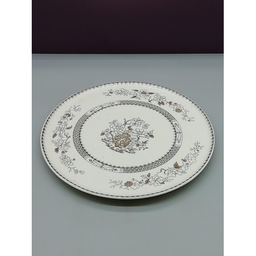 295 - Spode Cake Plates/Stands in the 'Chinese Rose' Pattern (2).