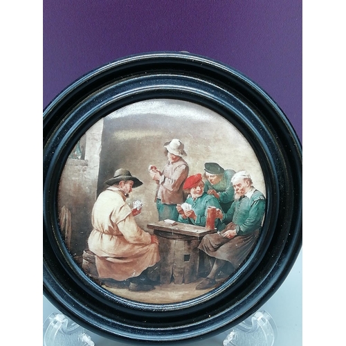 32 - Framed Pratt Ware Lids (2)