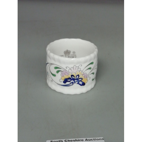 335 - Coalport China Napkin Rings in the 'Pageant' Pattern (4)