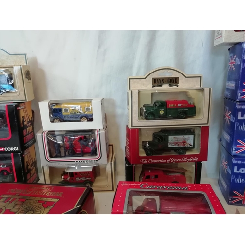 338 - Box of Die-Cast Cars (24) including Days Gone, Fire Heroes, Matchbox, etc. All Boxed.