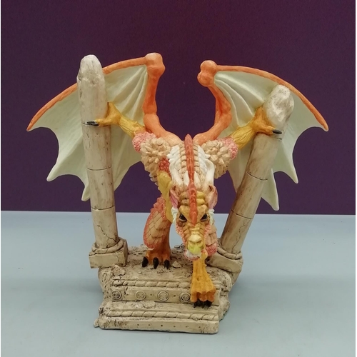 344 - Enchantica Limited Edition Dragon Figure 'Kraegor' by A Bill. Height 14cm. Boxed with Certificate 29... 