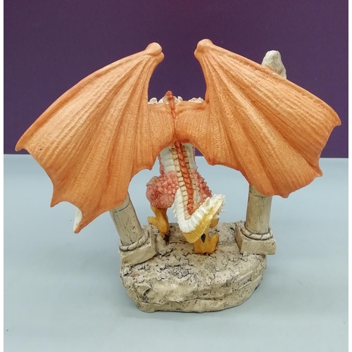 344 - Enchantica Limited Edition Dragon Figure 'Kraegor' by A Bill. Height 14cm. Boxed with Certificate 29... 