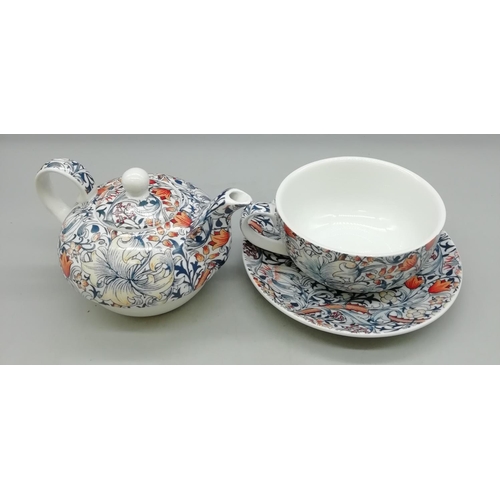 362 - William Morris Style 'Tea for One' Set.